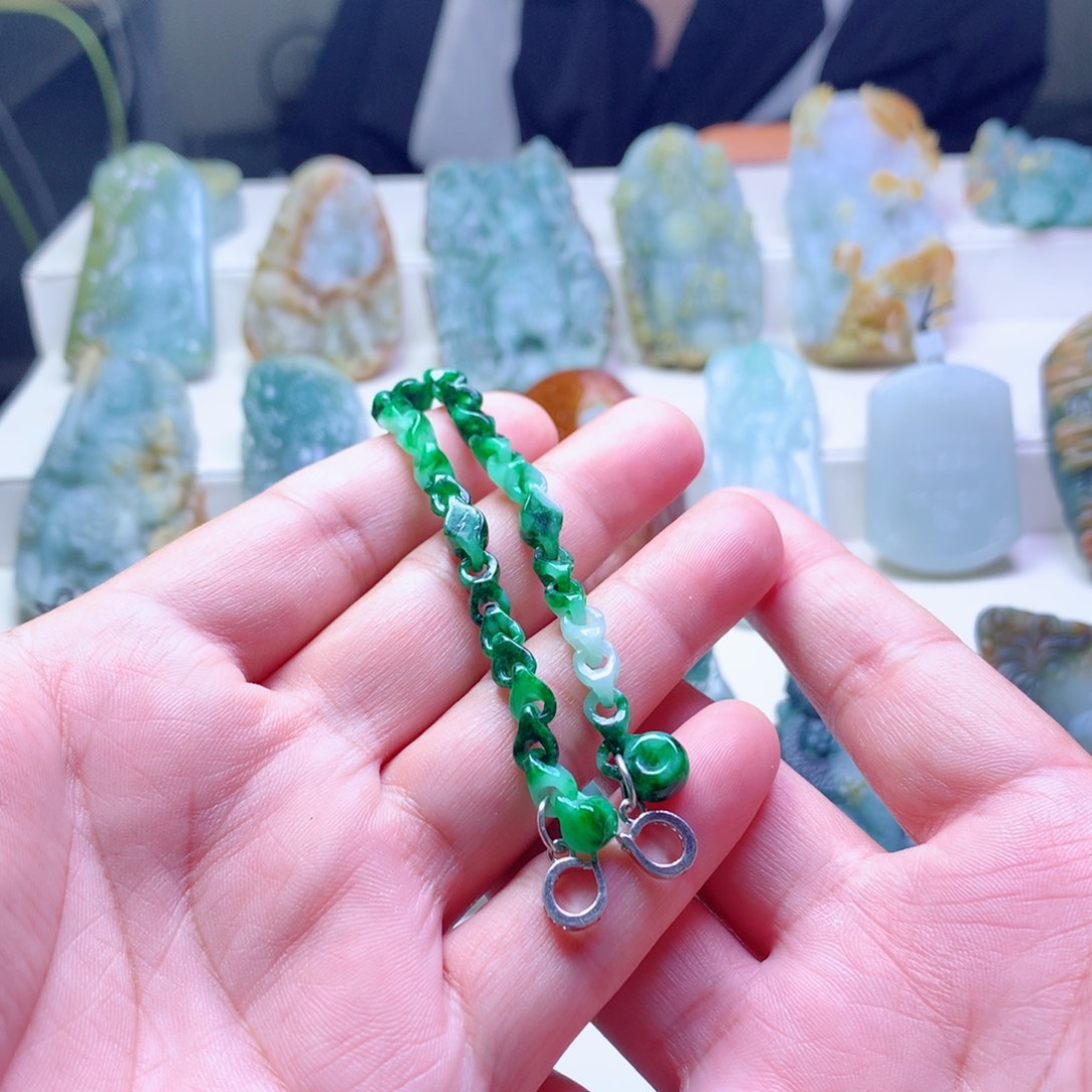 海***贺定制翡翠未镶嵌翡翠