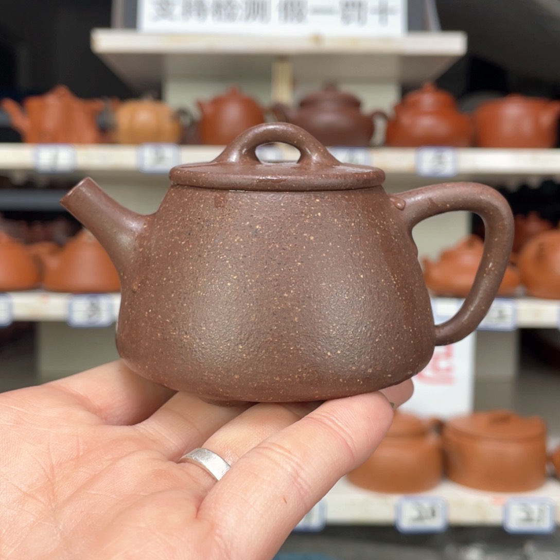 紫砂茶壶紫降全手工120毫升