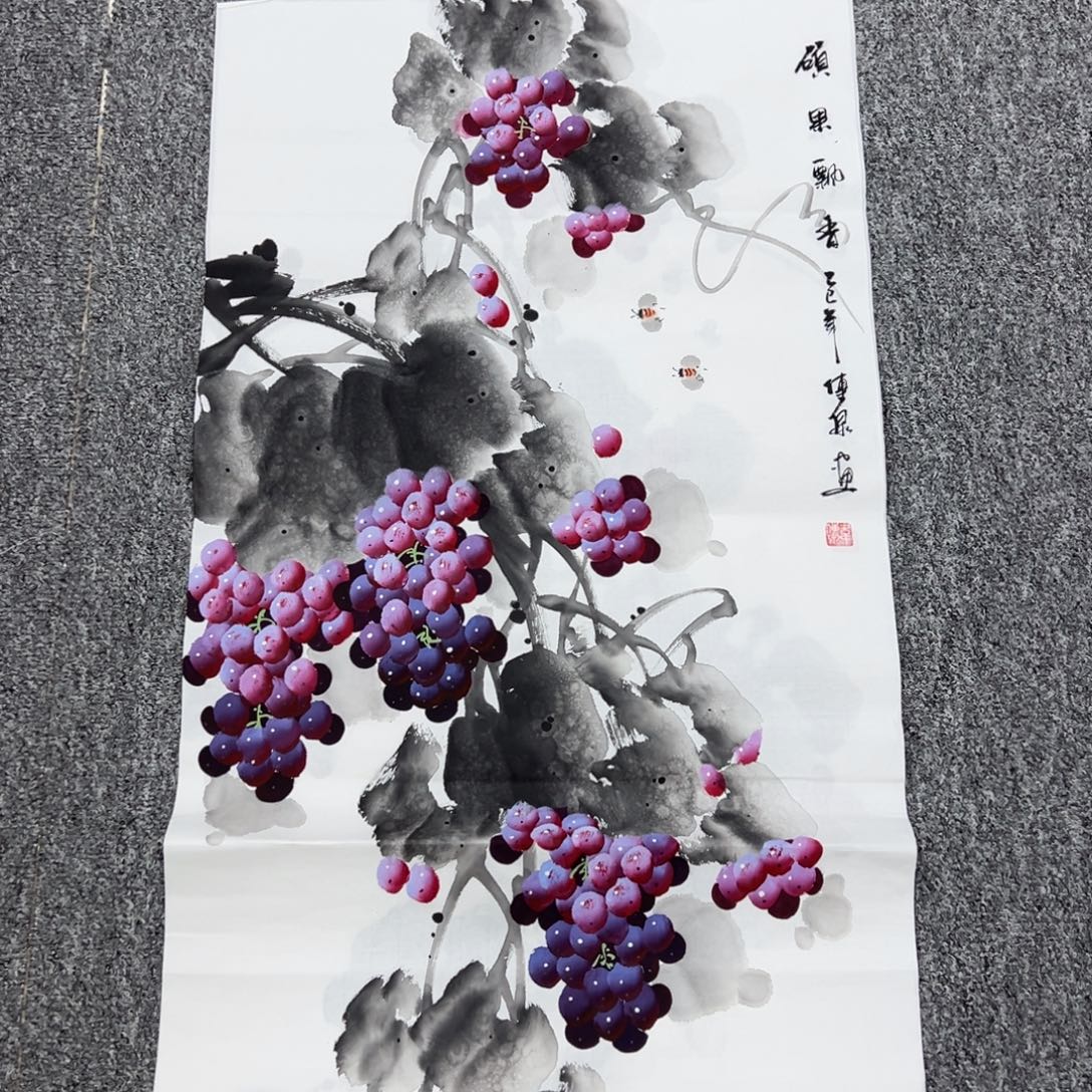 国画纯手绘字画宣纸