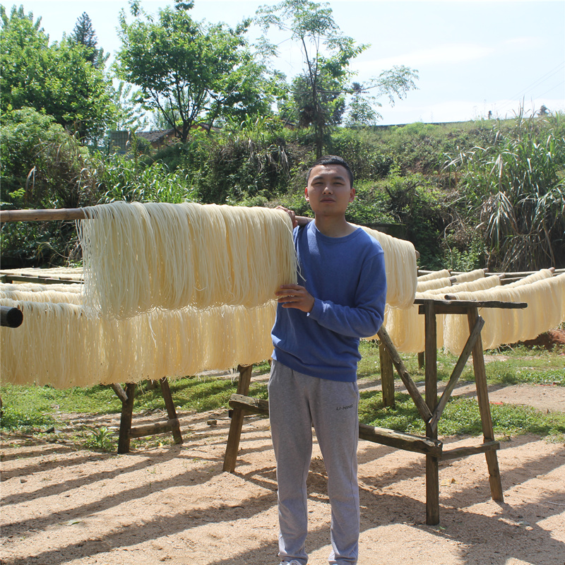 【手工米粉】江西米粉农家手工纯大米制作粉干米线5斤包邮 江西特产