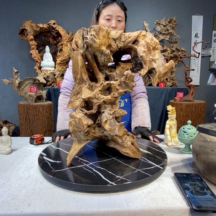 点***春木草木堂根艺摆件790