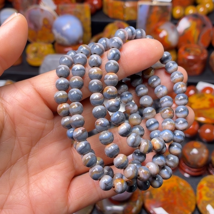 玛瑙/玉髓未镶嵌手串