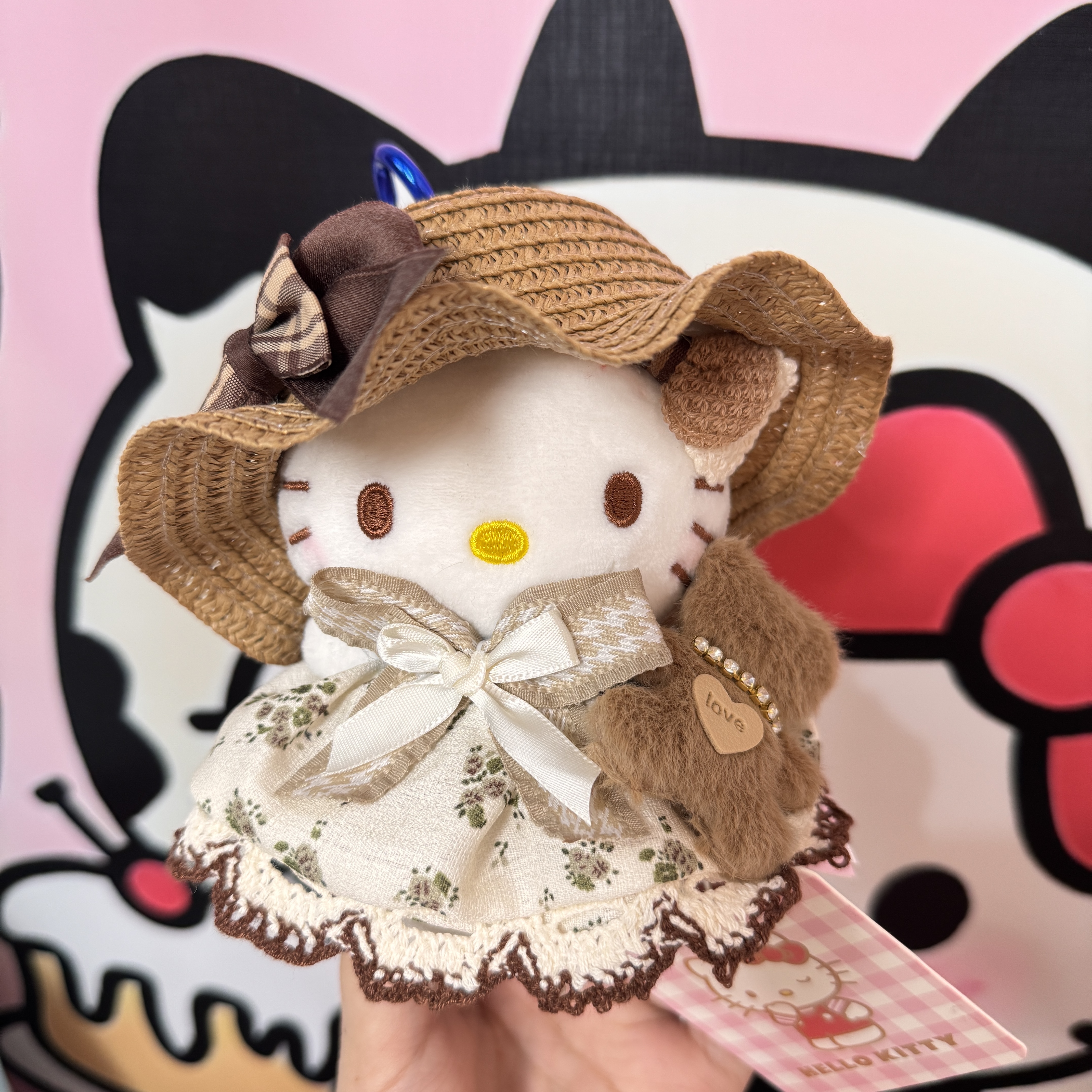 【秋冬】正版HelloKitty美拉德KT毛绒挂件可爱包挂diy生日礼物