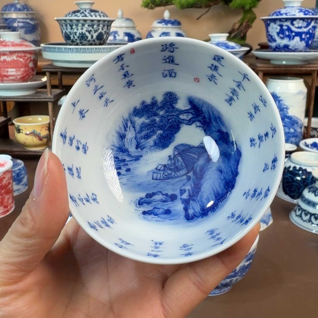 景德镇陶瓷手工手绘