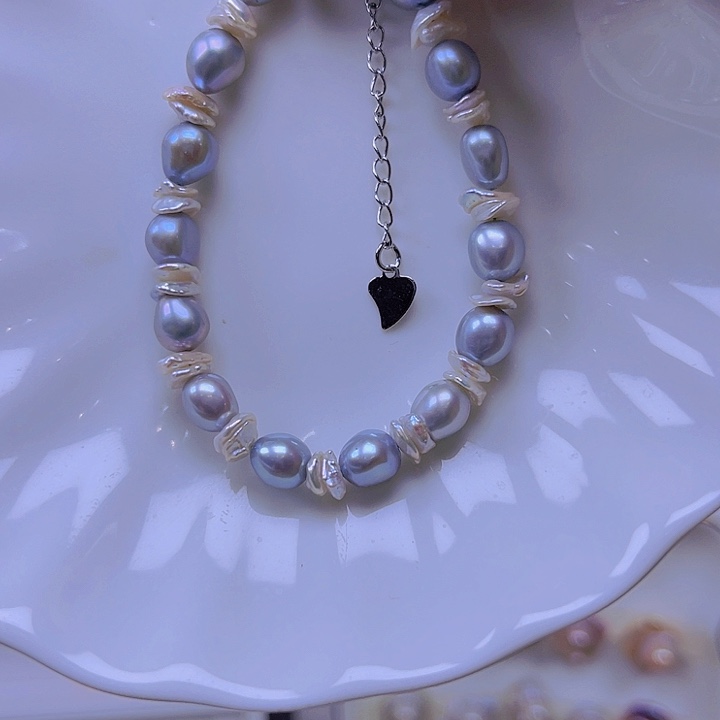 淡水珍珠手绳合金