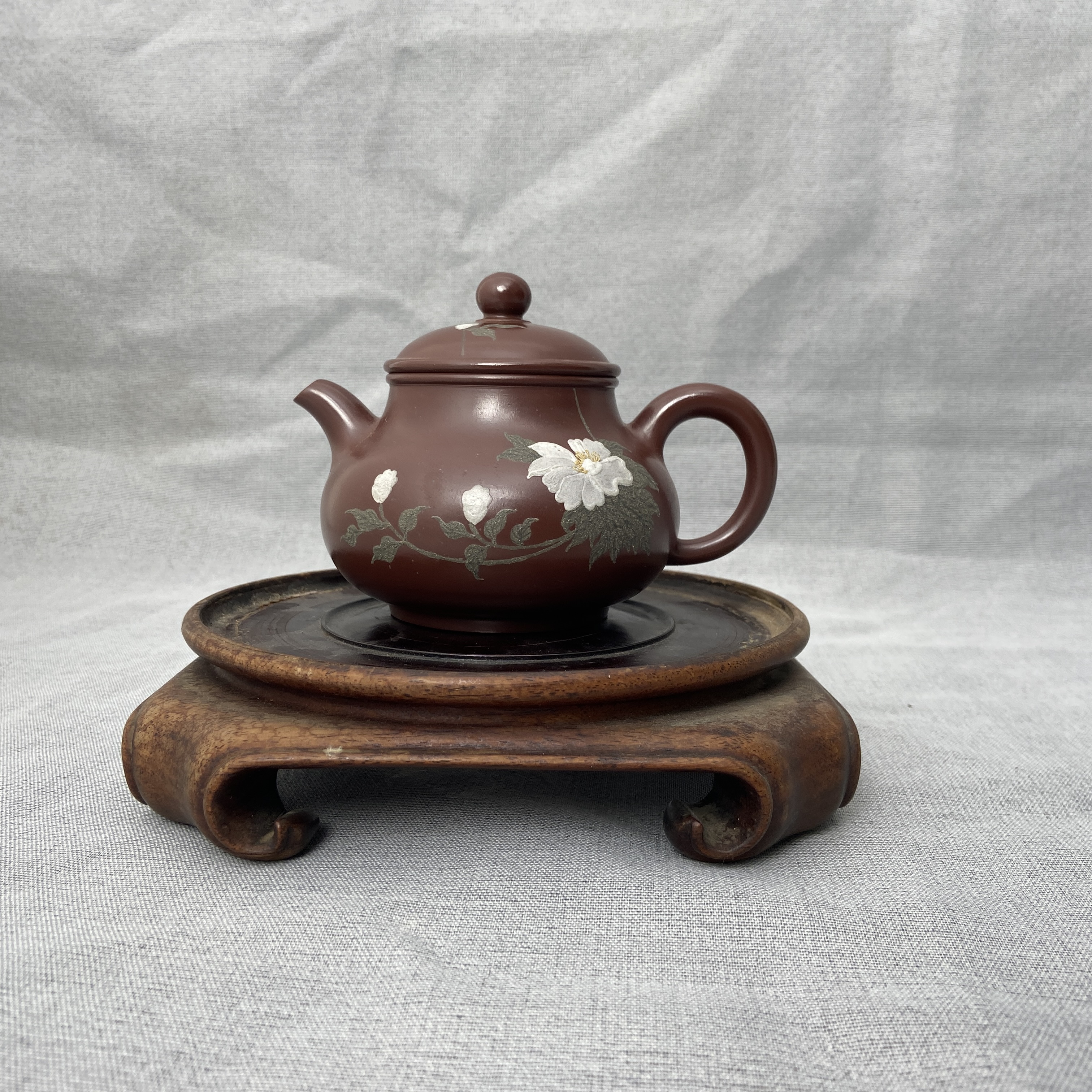 宜兴手工紫砂陶 茶壶GS3484-96