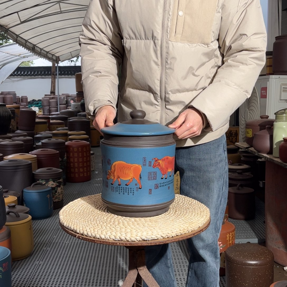 紫砂茶叶罐8 饼茶叶罐