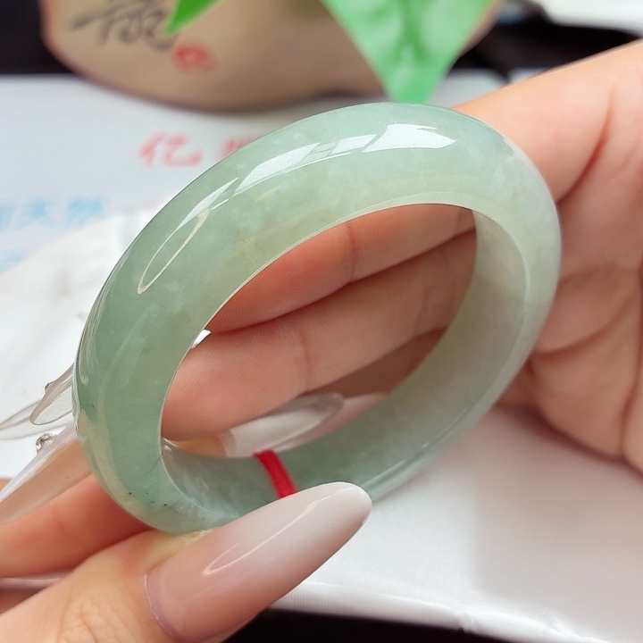 未镶嵌手镯翡翠一****^52圈口