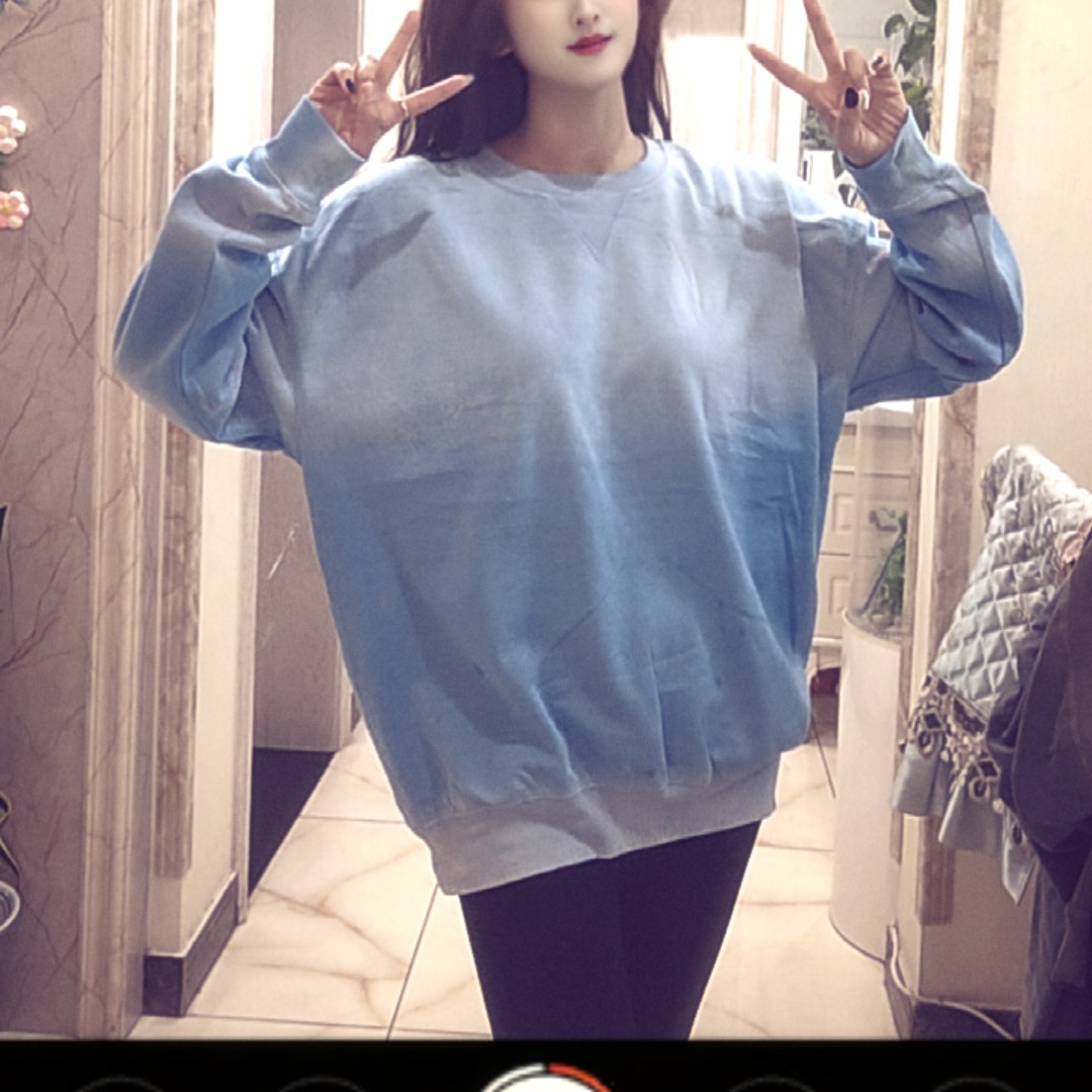 情侣款外贸休闲大板卫衣093