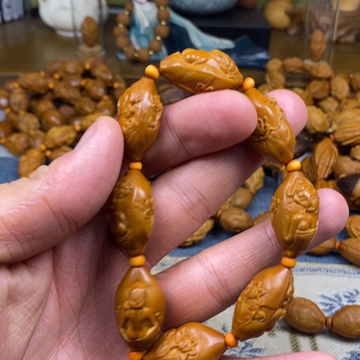 橄榄核手串/手链橄榄核雕刻手串手链7