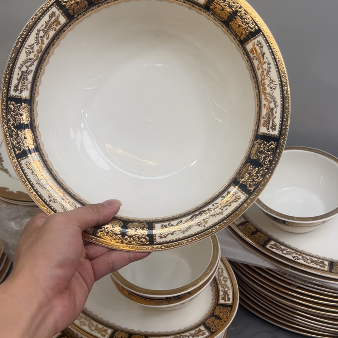 【闪购商品】瓷片10.25寸大汤碗一个一单福利价