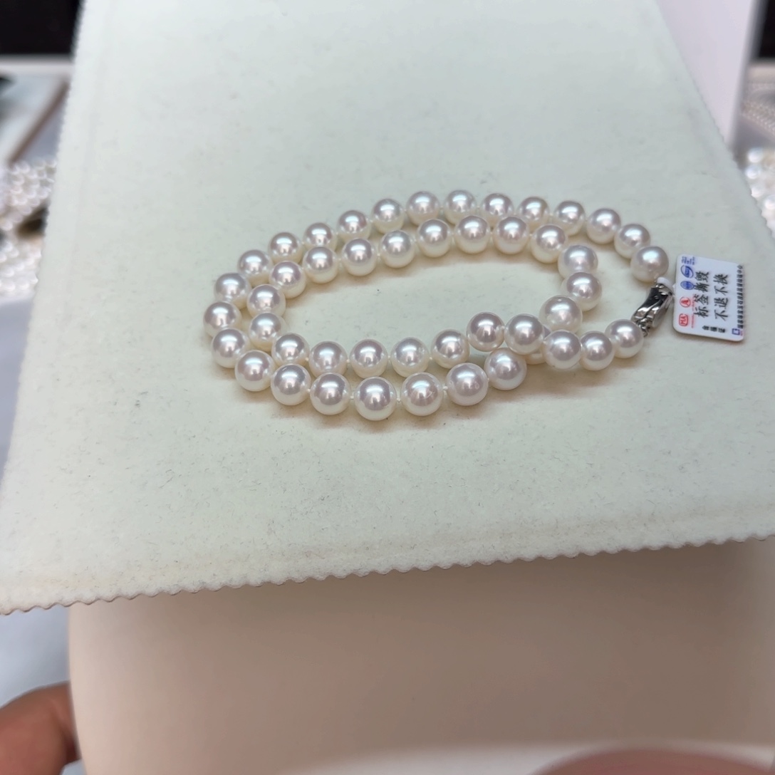 【闪购商品】淡水珍珠银S925镶嵌项链