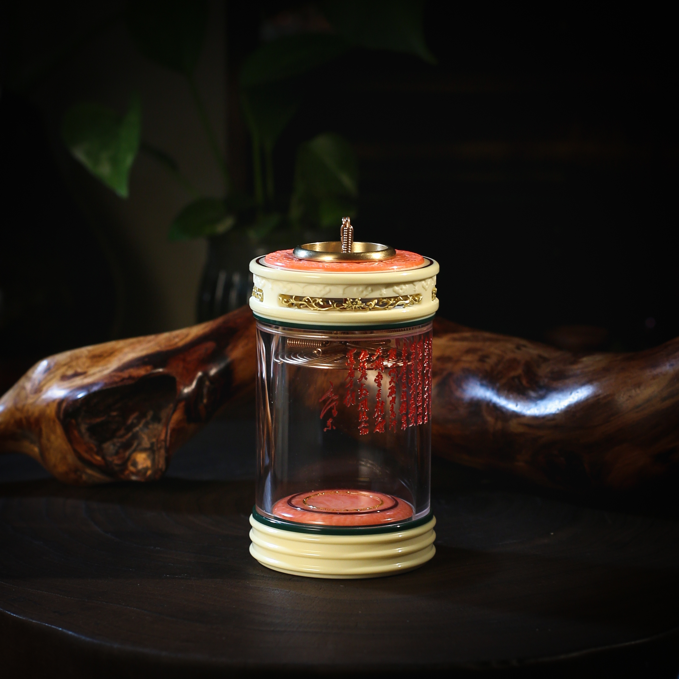 老虎款·国泰民安·独眼·蝈蝈罐（鸣虫用具）