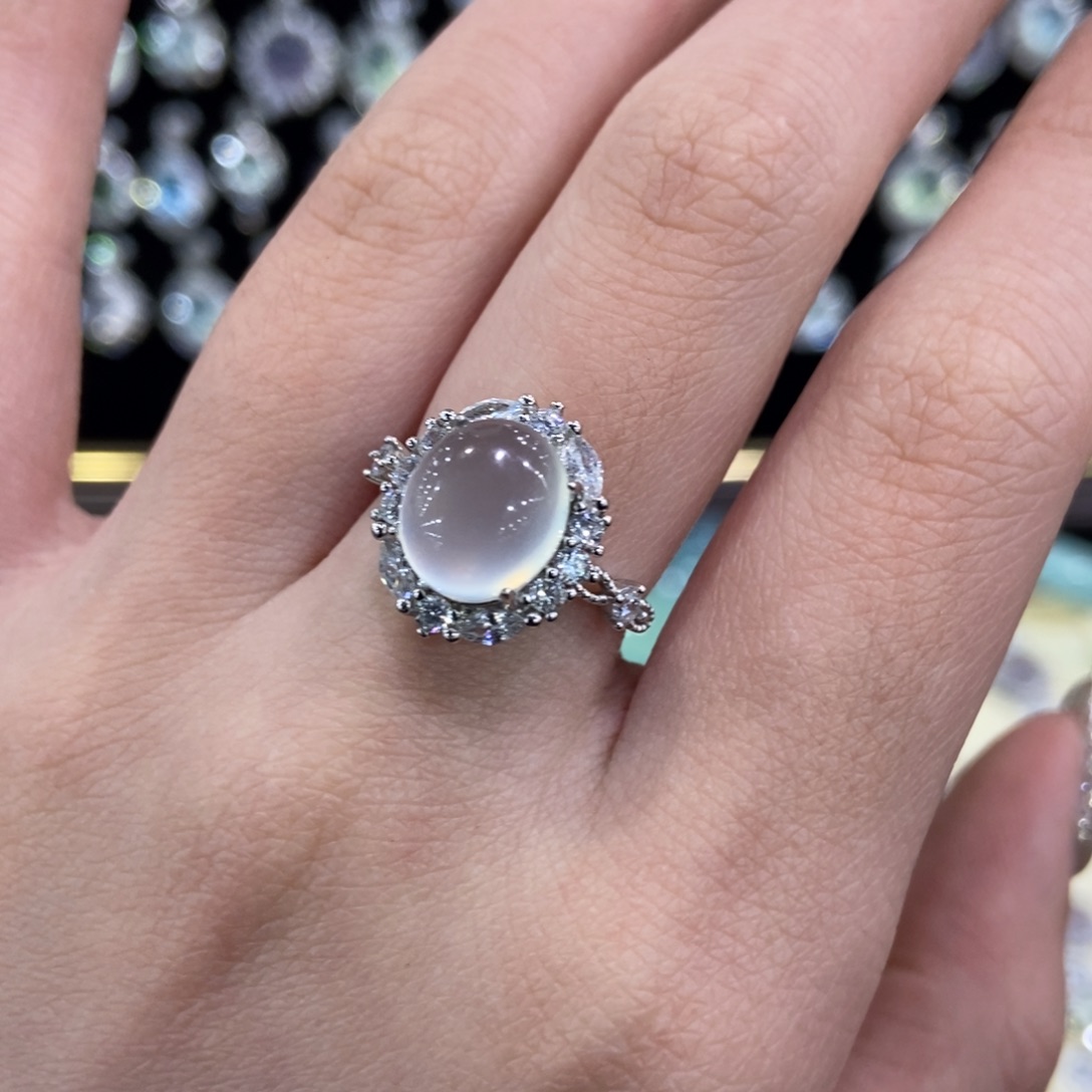 蛇纹石玉银S925镶嵌颈饰