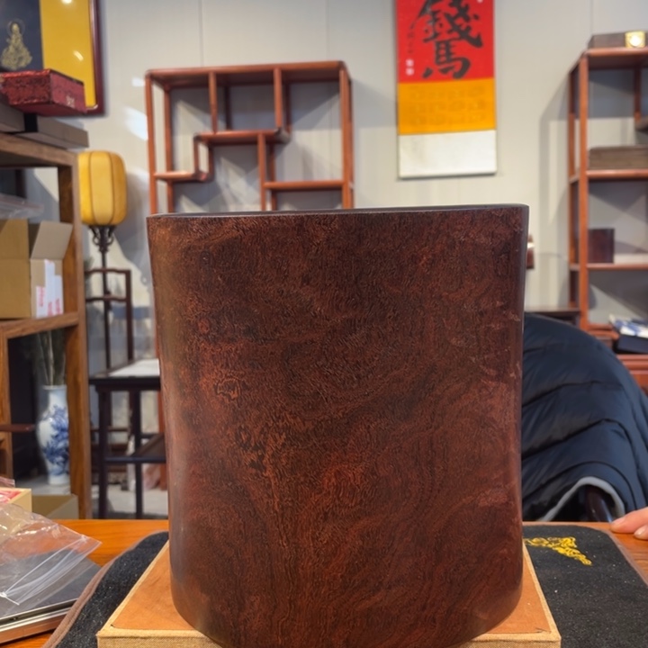 檀香紫檀（小叶紫檀）大笔筒