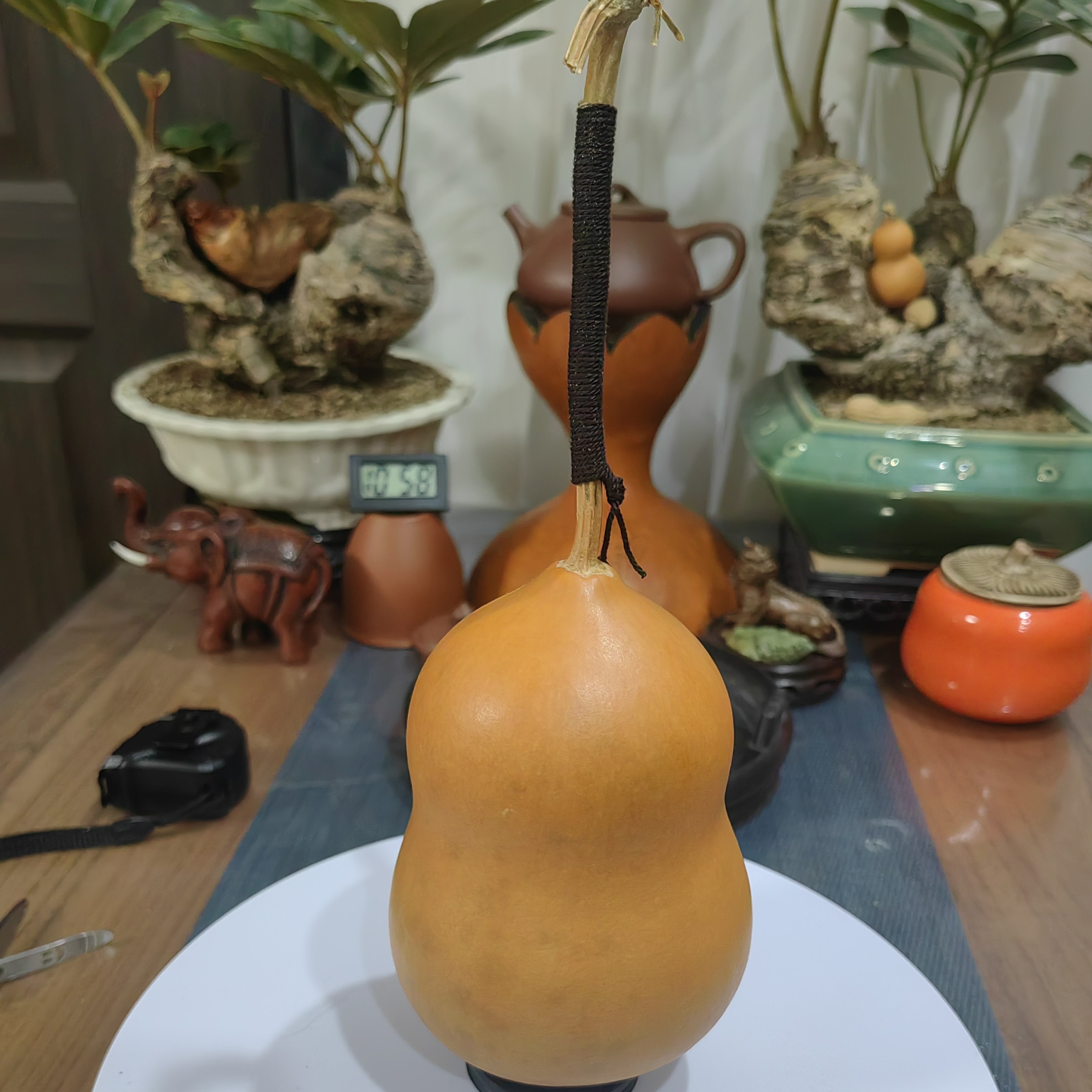 葫芦胖墩八宝厚皮响籽手把件文玩盘玩包挂百搭