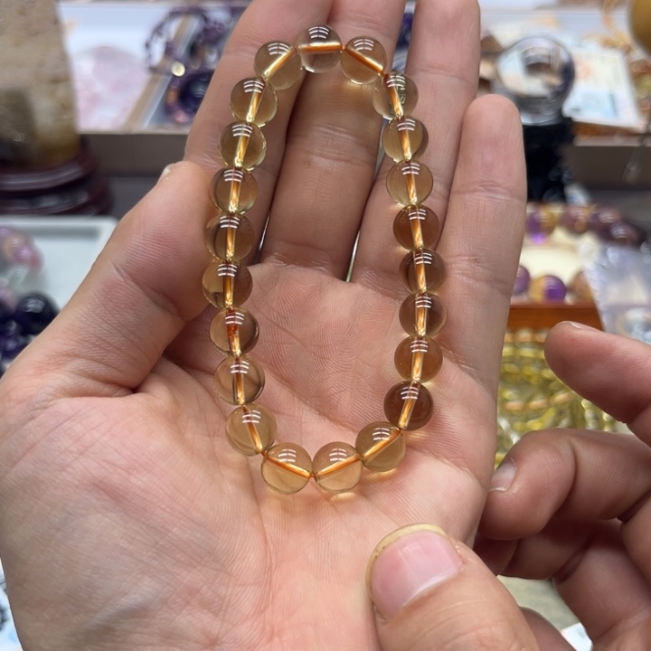 【闪购商品】水晶手链未镶嵌黄水晶