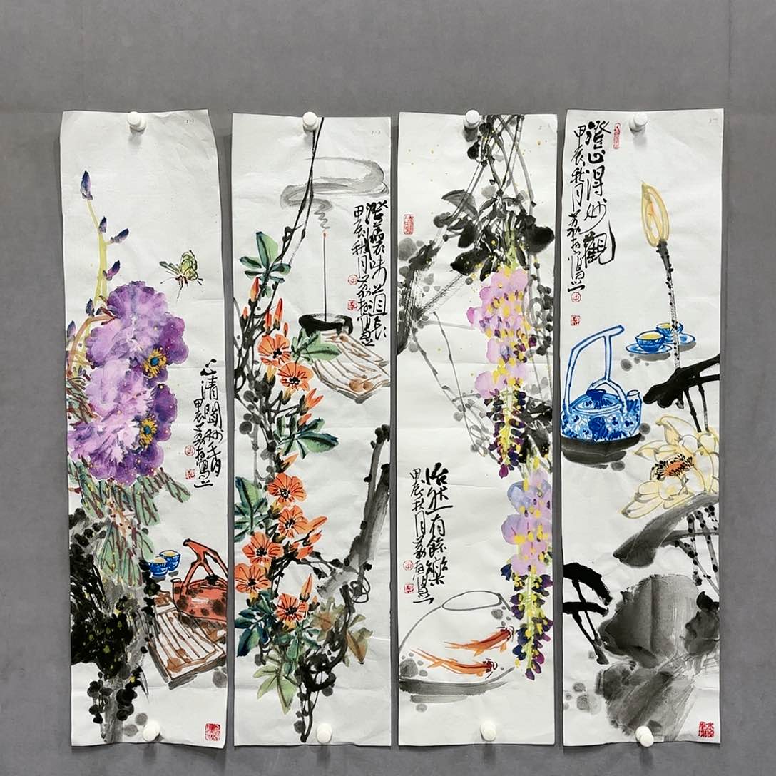 国画国画纯手绘作品请放心去藏