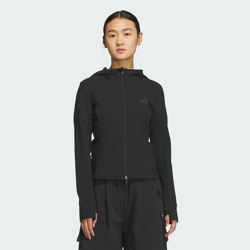 阿迪达斯 （adidas）女子运动连帽夹克外套KF2671