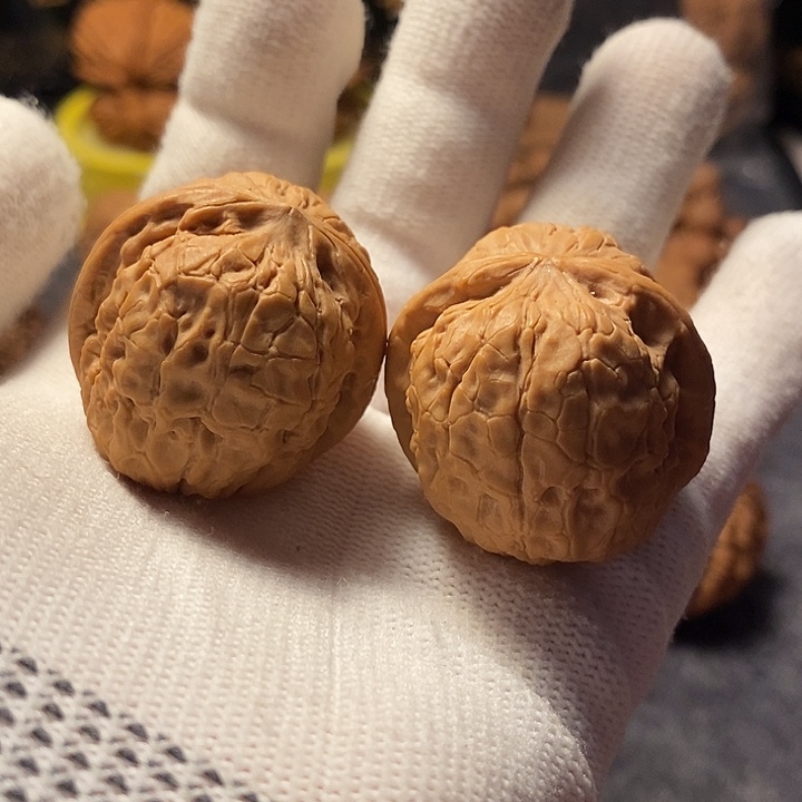 把件文玩核桃32迷你甲骨文