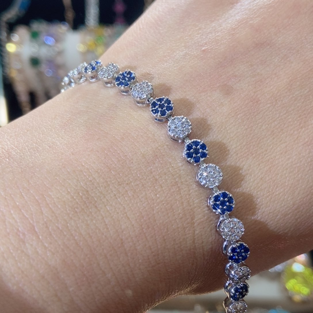 66锆石（处理）手链