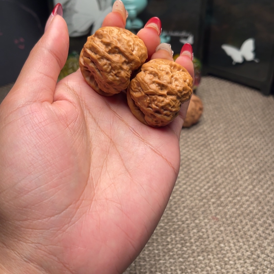 文玩核桃把件蛤蟆头37