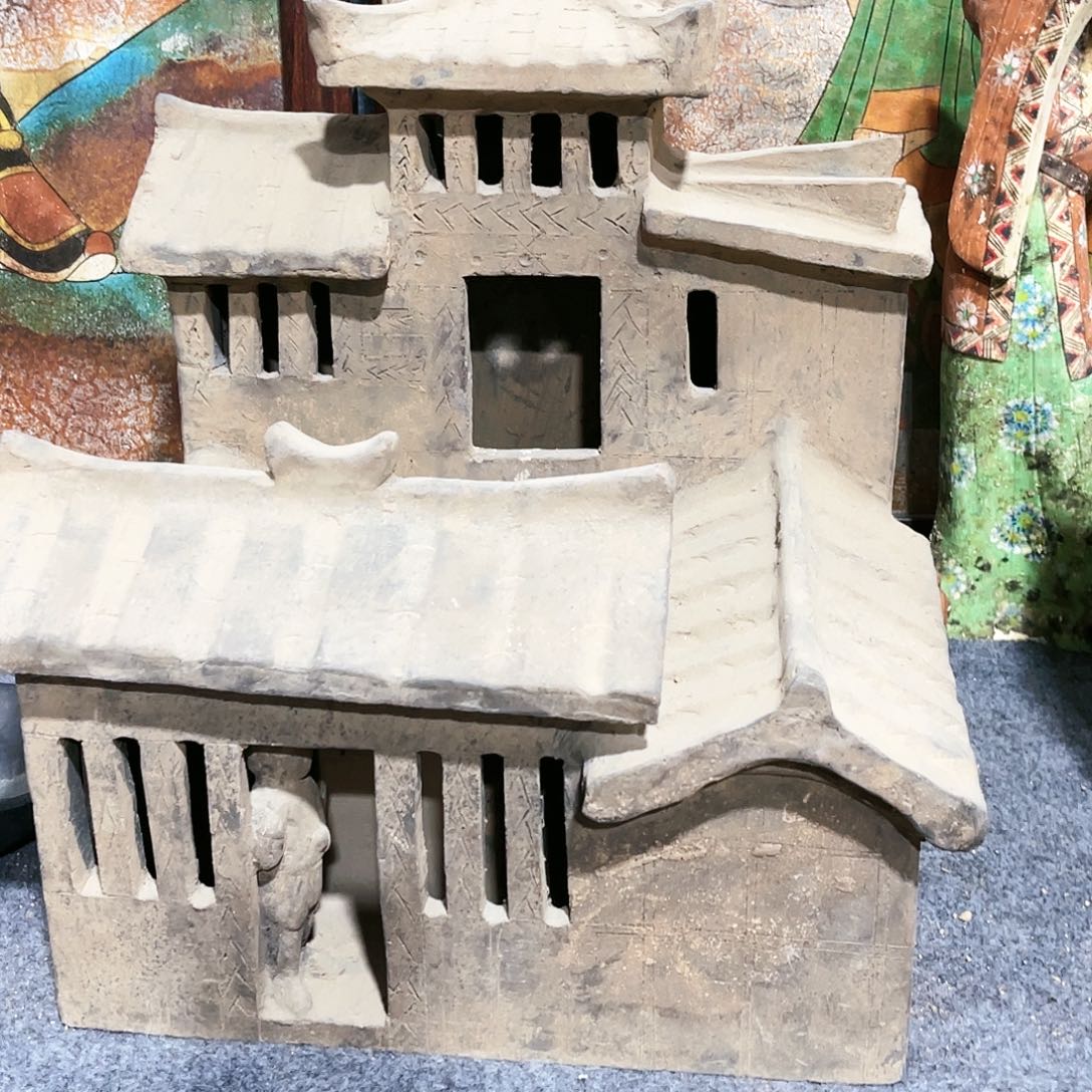 瓦当摆件摆件茶桌茶台陶瓷丝***堂