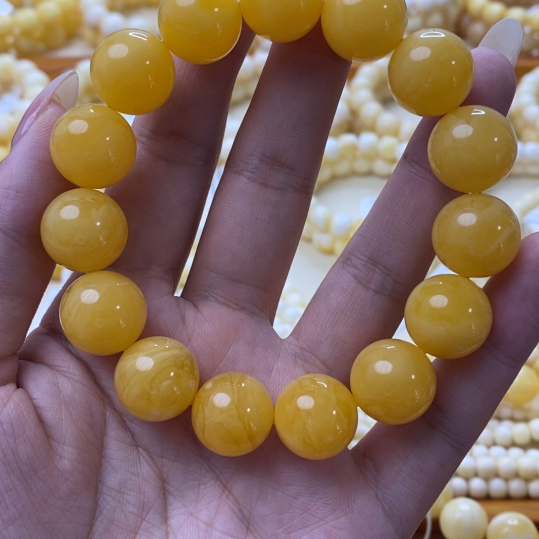 琥珀未镶嵌手串琥珀
