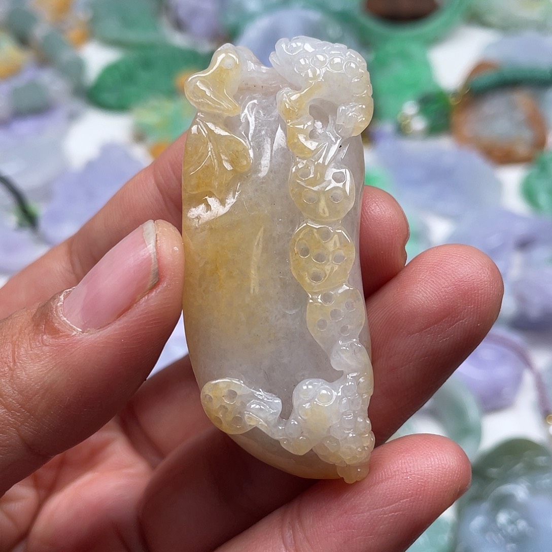 颈饰未镶嵌翡翠翡玉缘翡翠