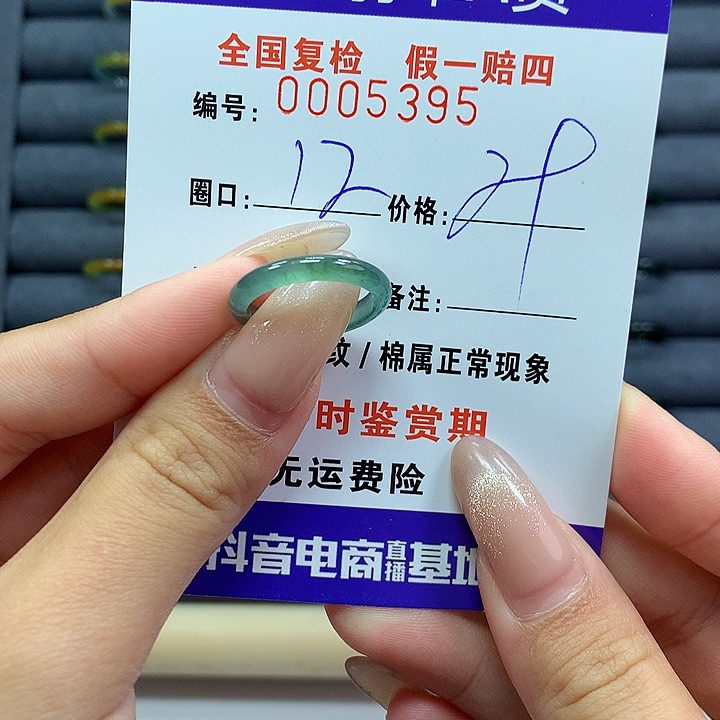 翡翠戒指未镶嵌      5395