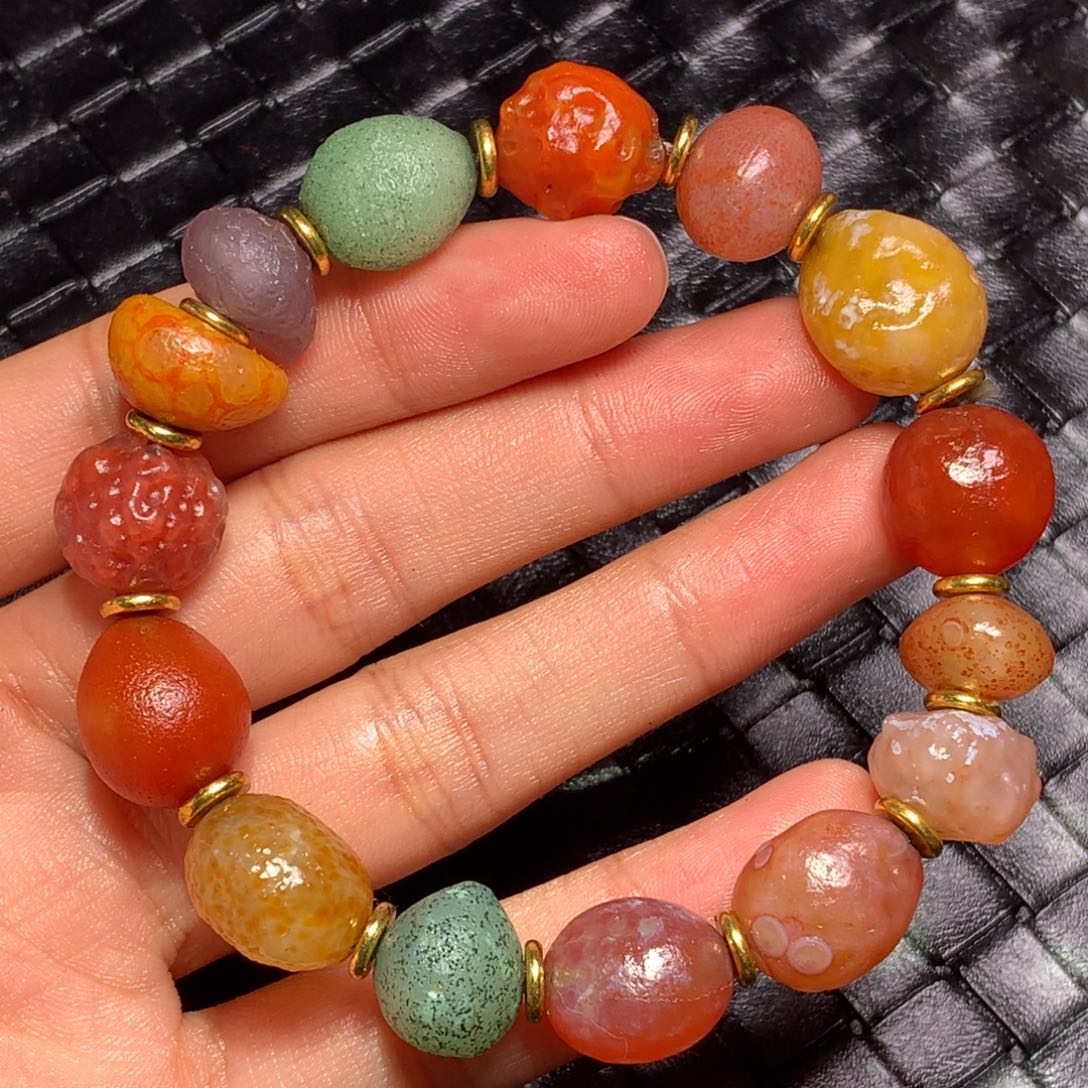 未镶嵌玛瑙/玉髓珠宝半成品