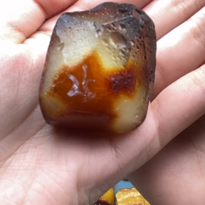 风***顺定制琥珀未镶嵌蜜蜡原石定制