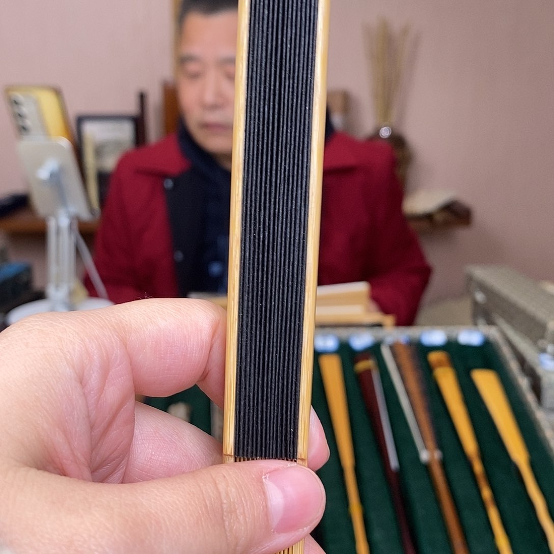 扇子马*日97寸玉竹折扇明燕头型