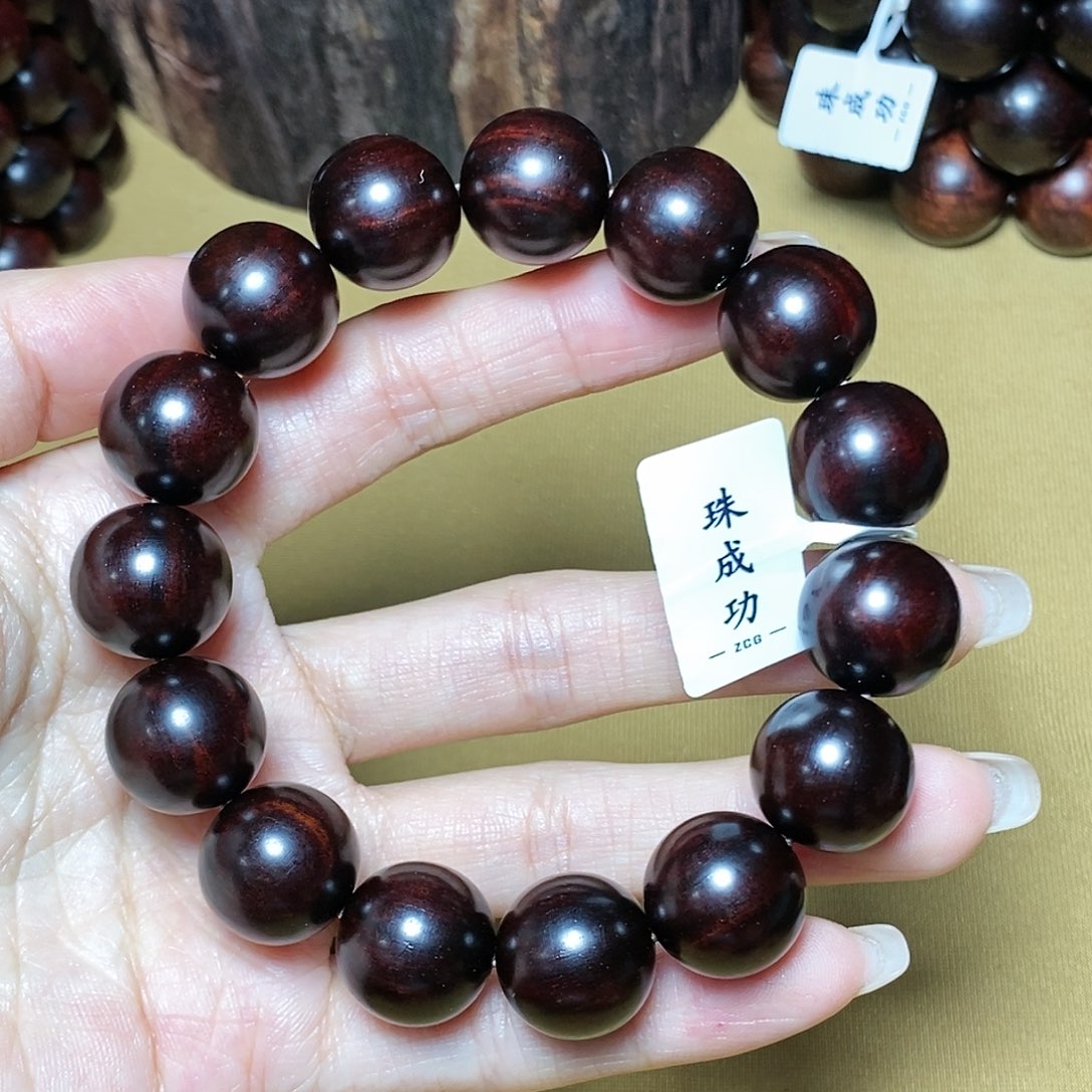 檀香紫檀（小叶紫檀）1.5 鱼鳞底