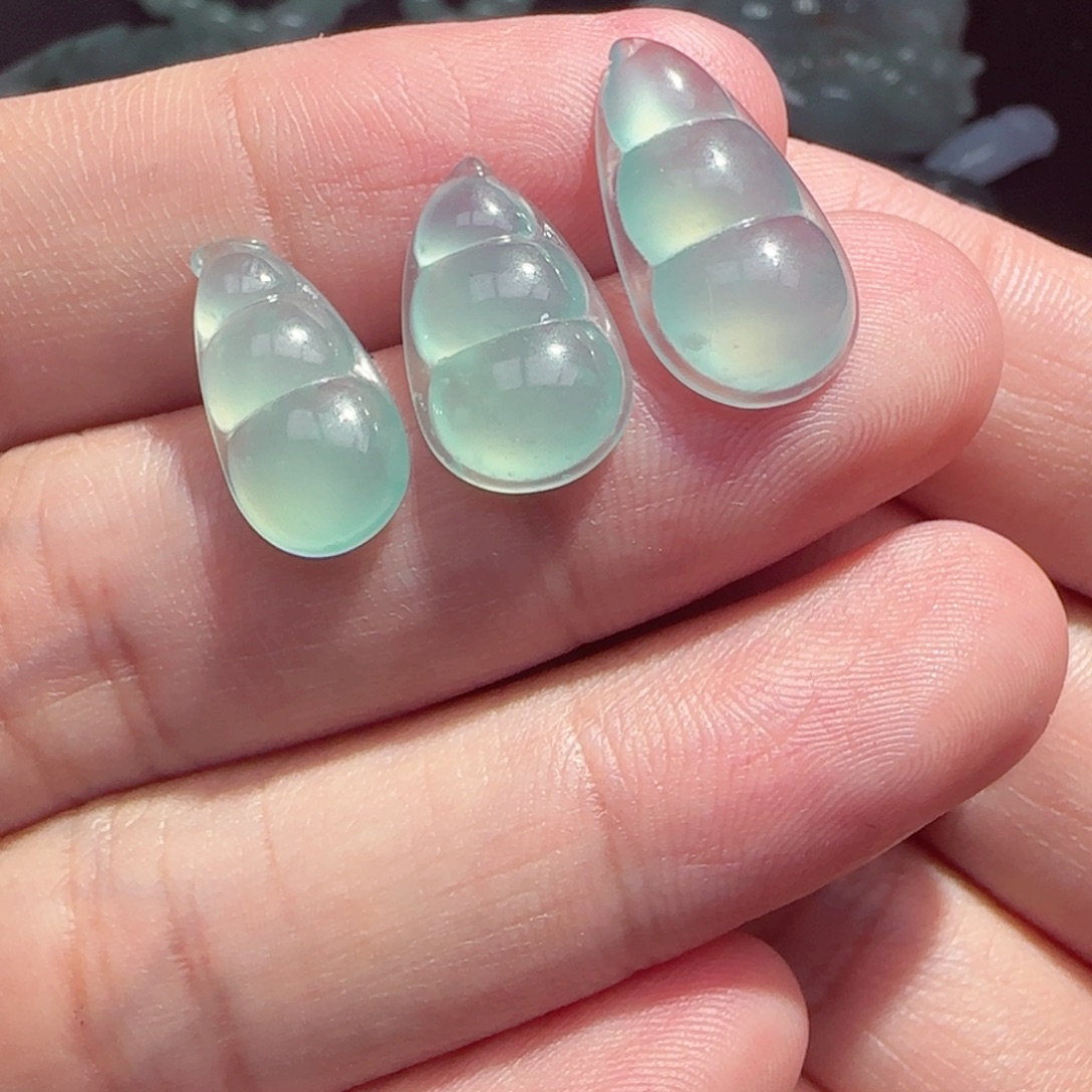 鱼***@定制翡翠未镶嵌天然翡翠