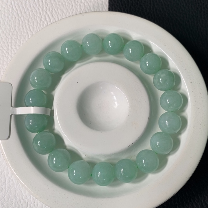 翡翠未镶嵌手链卡 9.8