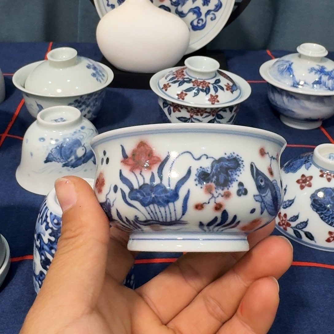 青风瓷影手工手绘