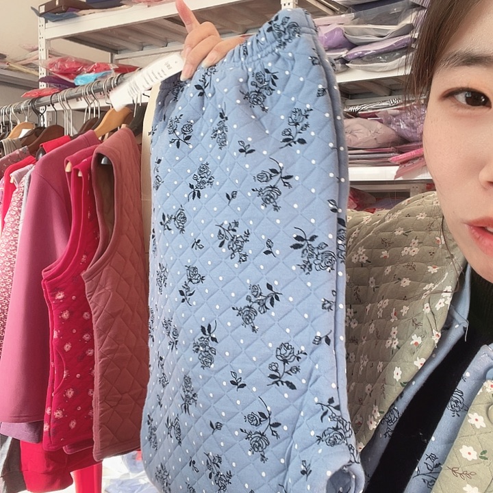 棉3层棉保暖裤148斤宽松