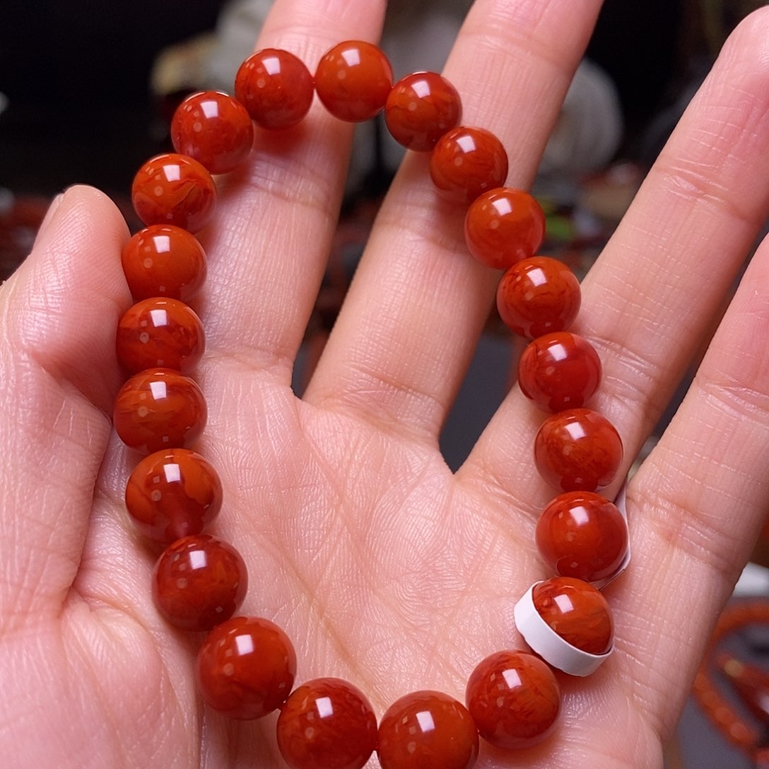 南红玛瑙单圈9.5m m未镶嵌