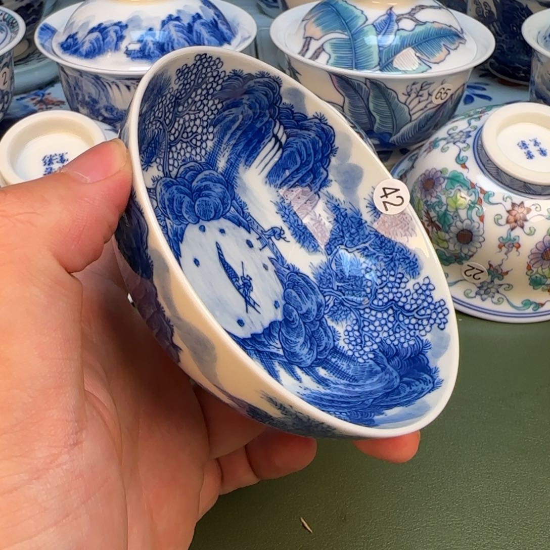 彦祖纯手工手绘茶具42