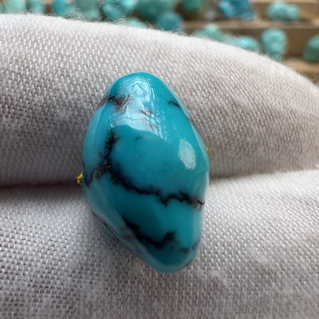 绿松石未镶嵌配饰16.3*10.7