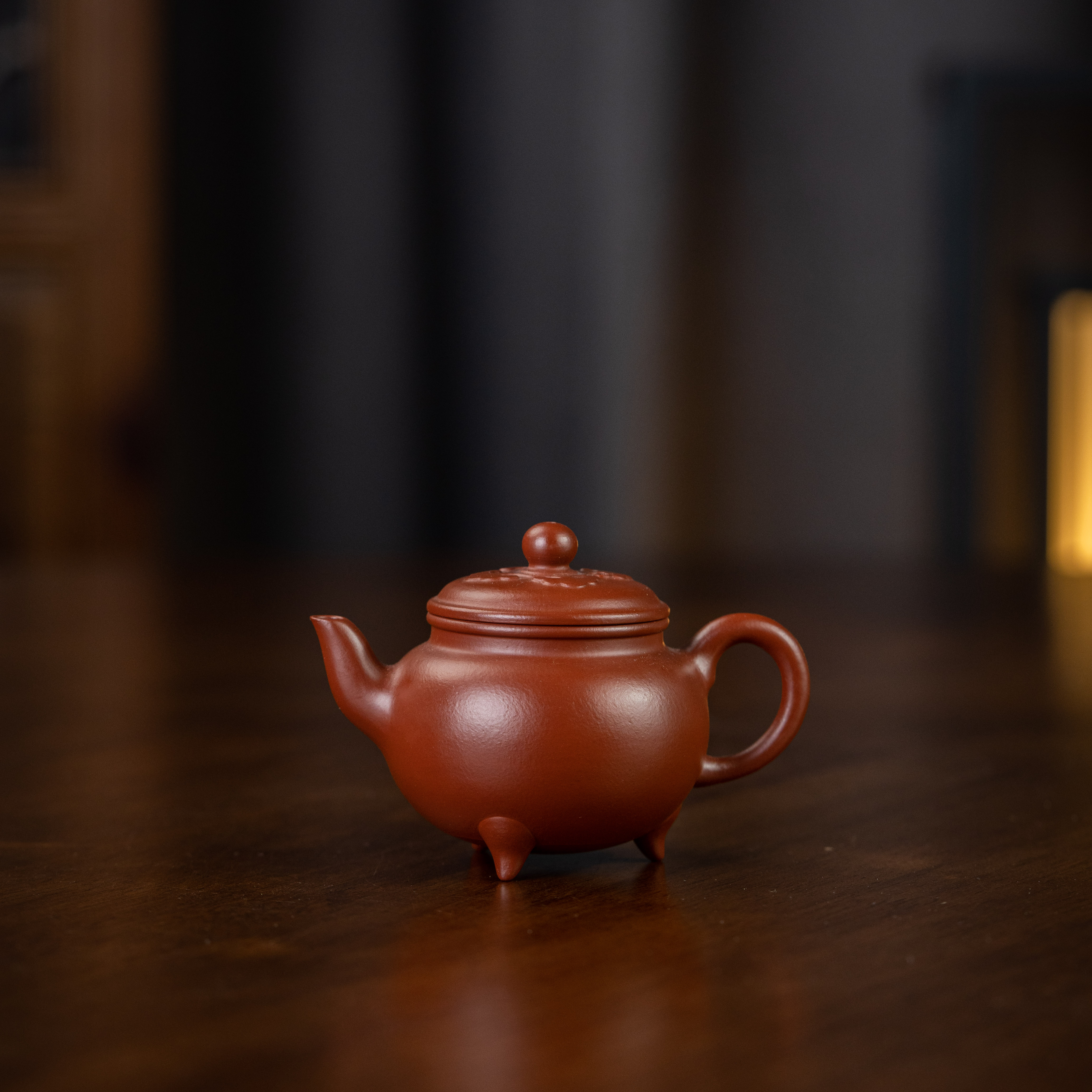 【慕砂造办】大彬如意(小) 顾国军制 大红袍90cc家用紫砂壶