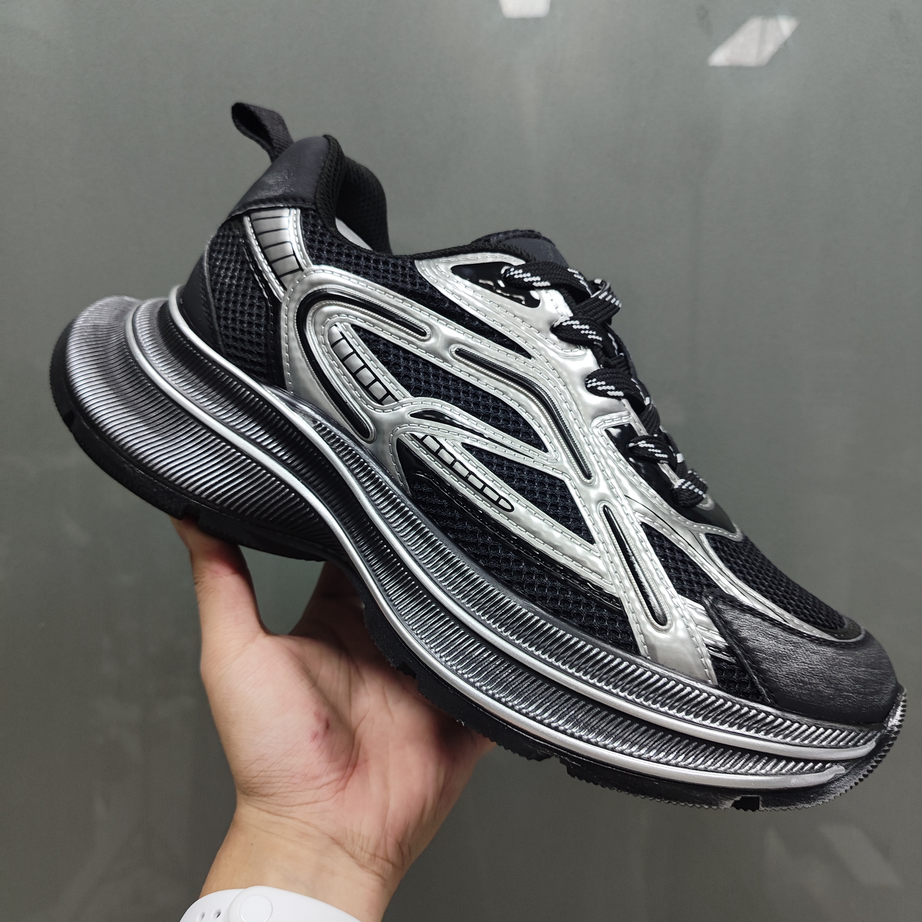 2082-夏季高品质擦色做旧男款软底透气运动鞋潮鞋休闲鞋