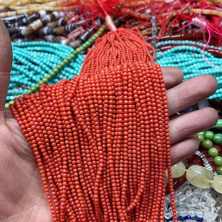 玛瑙/玉髓珠宝半成品合金一条2.7mm三姑娘