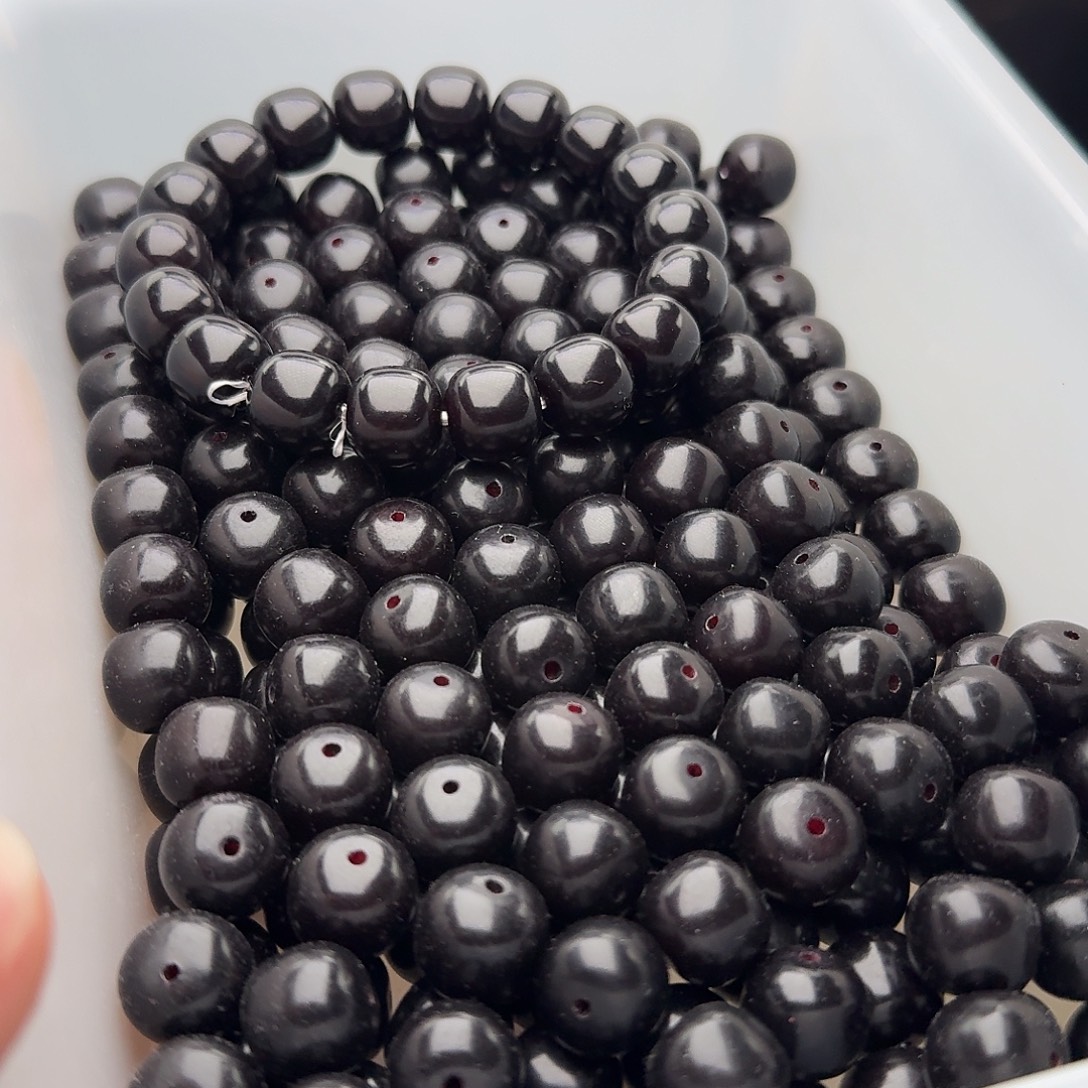 菩提根/象牙果吊坠50 颗黑红 13 桶