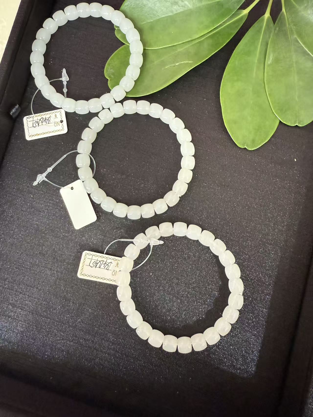 和田玉直切手串单圈手串#35多样性发货，发其一