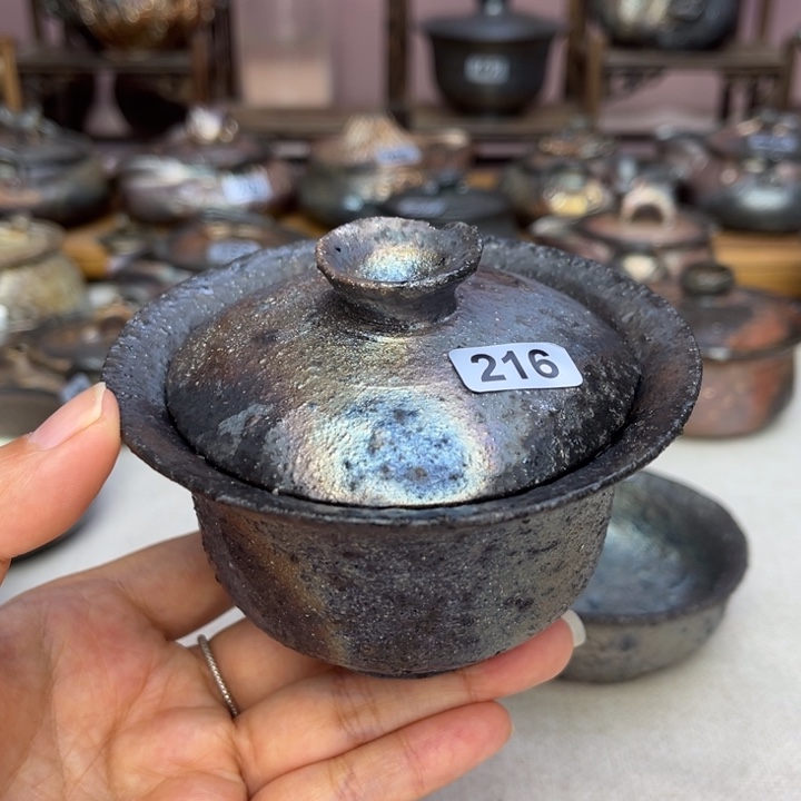 壶裸柴烧陶瓷茶具