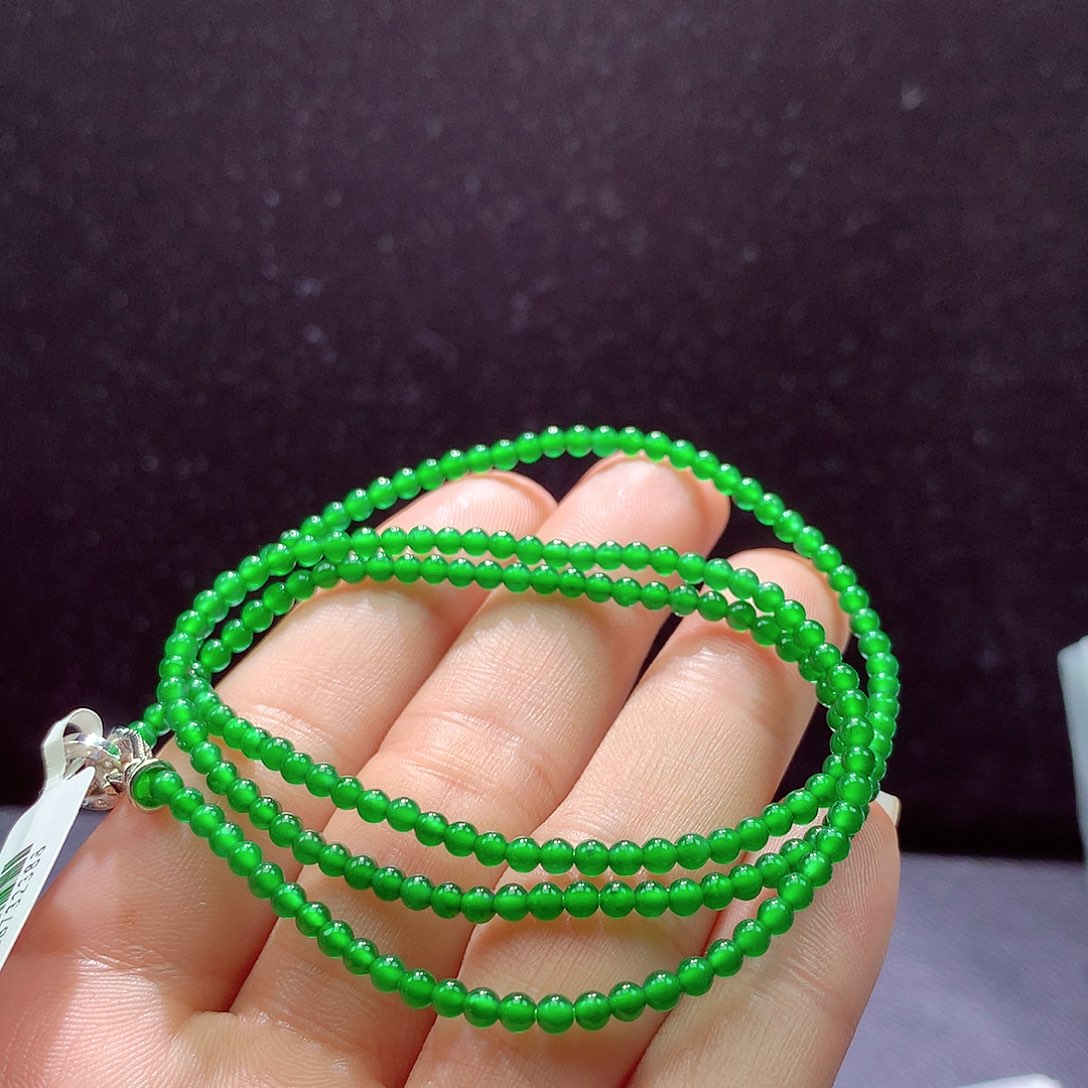 翡翠手链未镶嵌项链