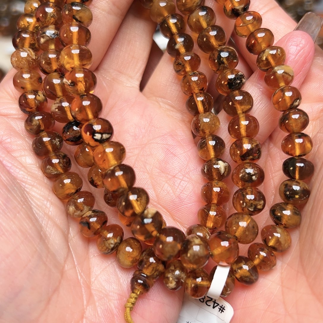 琥珀未镶嵌裸石抚顺琥珀20214八