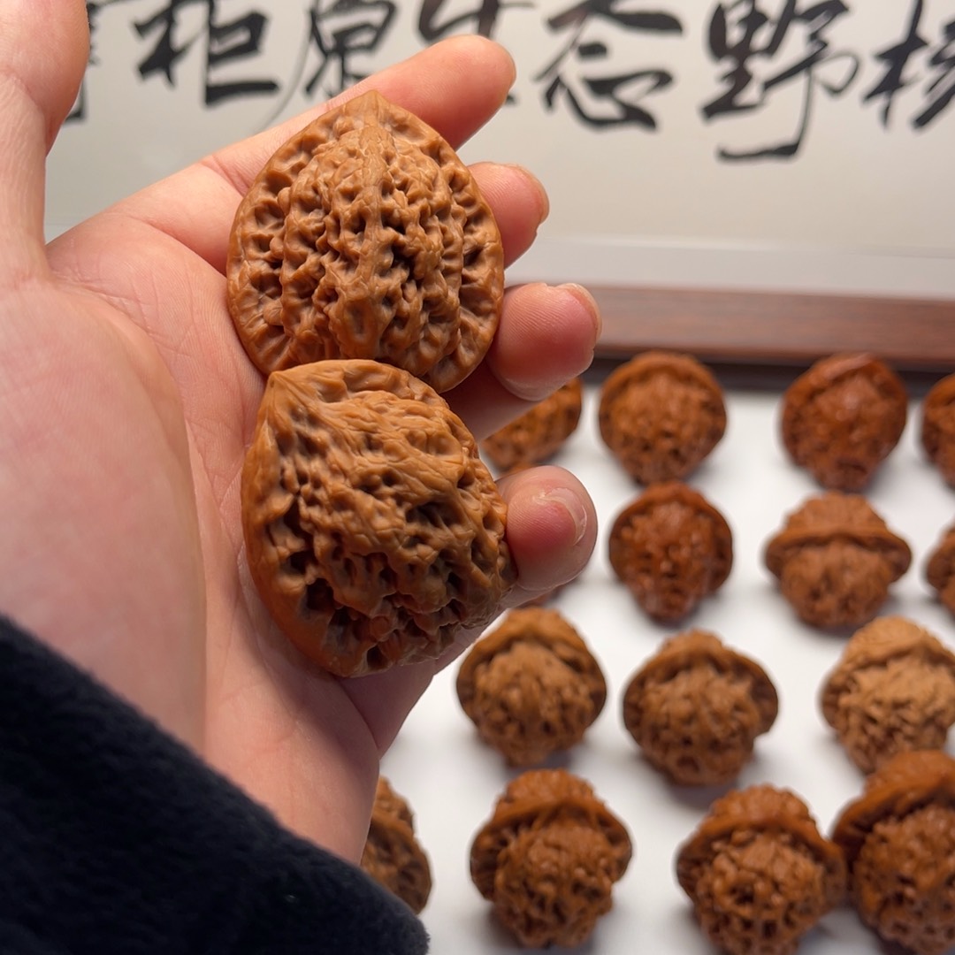 文玩核桃把件自*࿐金公子